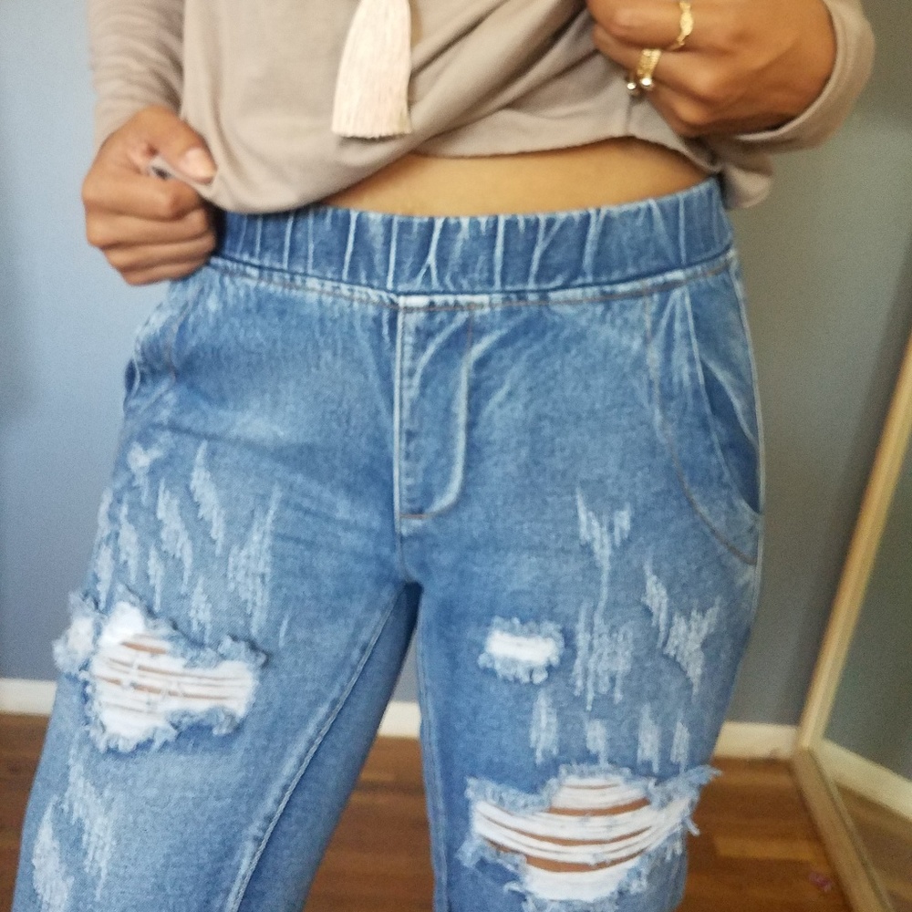 🏷CLEARANCE NO KIDDING DENIM JOGGER SMALL - Picture 6 of 8
